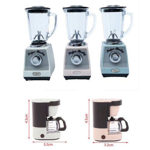 1:12 Dollhouse Blender & Coffee Machine