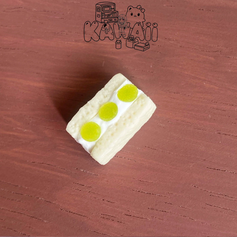 Mini Simulation Fruit Sandwich FoodPlay Model Six Points Eight Points Dollhouse