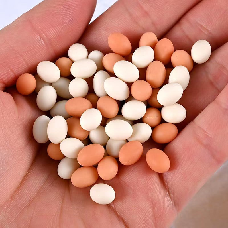 Lily minis-dollhouse miniature eggs 10 pcs