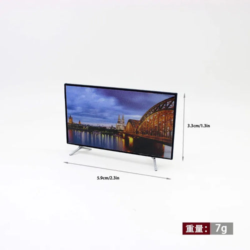 Tiny TV, Big Entertainment - Miniature Television Models for Dollhouse Fun!