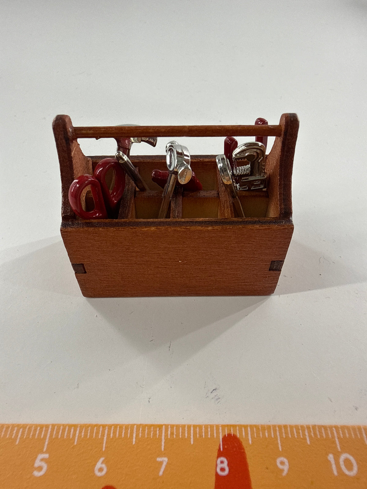 Lily minis-dollhouse Eight-piece set of alloy tools
