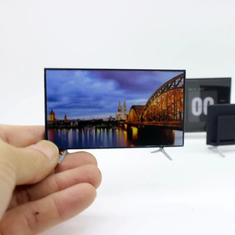 Tiny TV, Big Entertainment - Miniature Television Models for Dollhouse Fun!