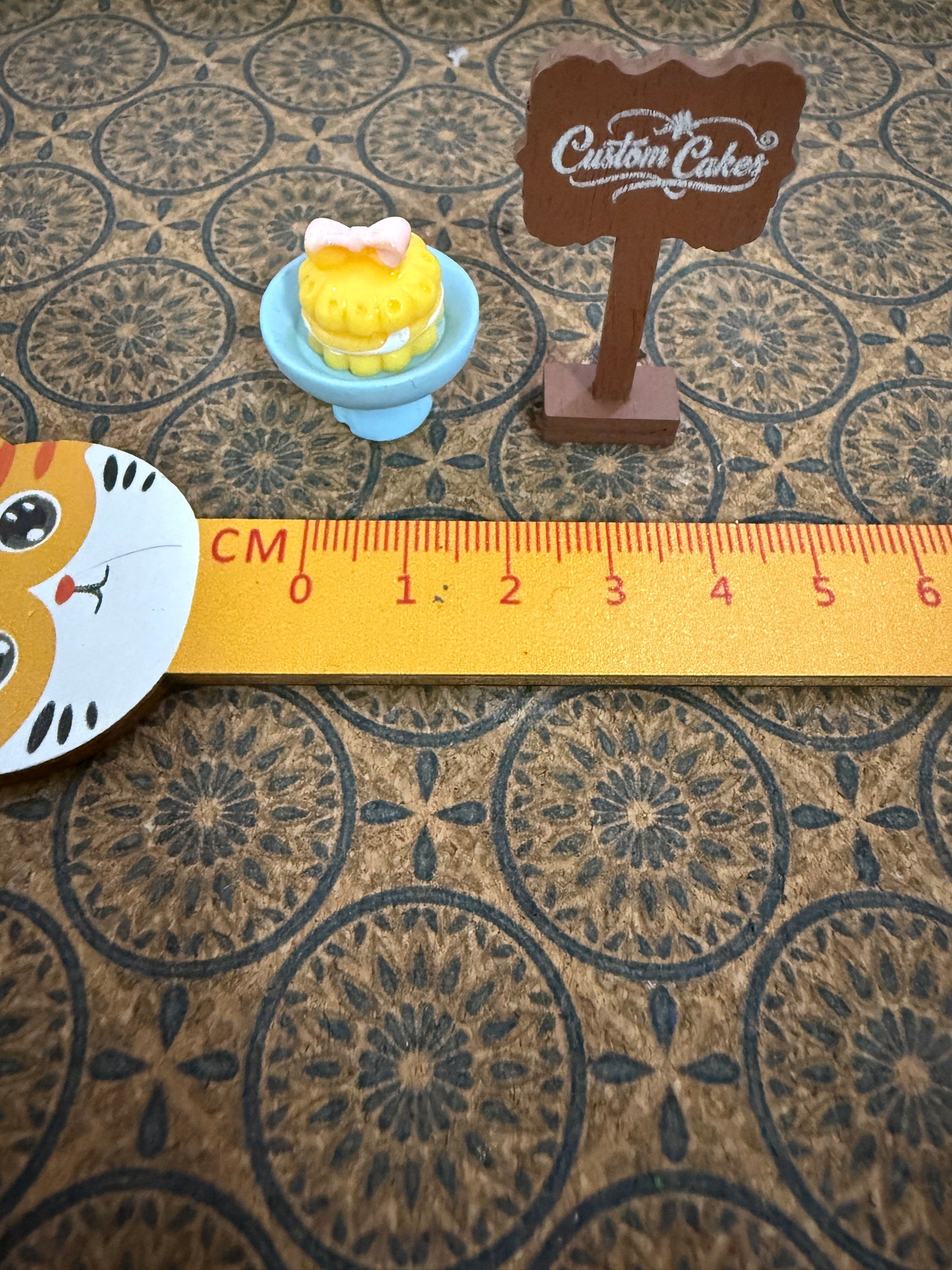 Lily minis-dollhouse miniature cake sets 3 pcs