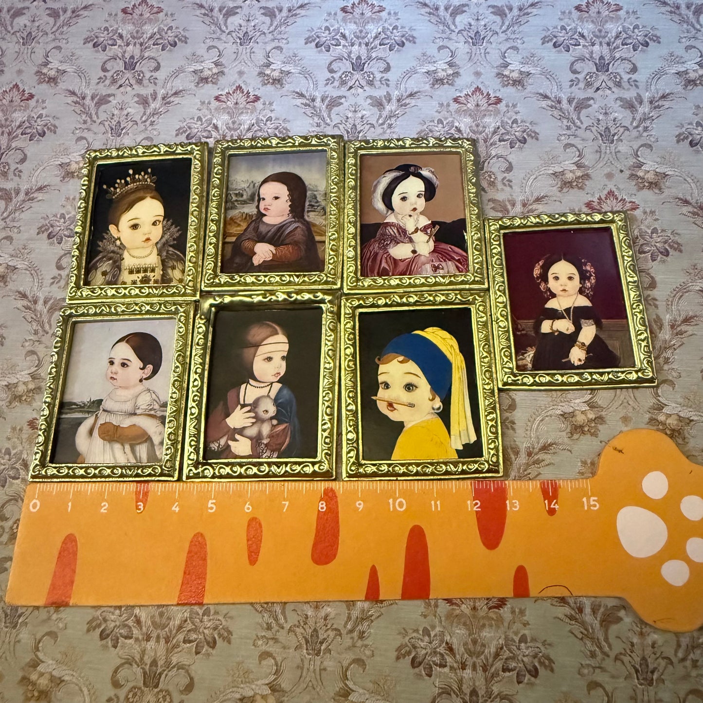 Lily Minis-Dollhouse miniature art painting