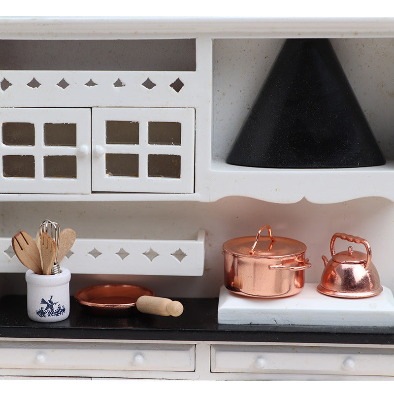 1:12 Dollhouse Miniature Furniture Kitchen Accessories Set – 10-Piece