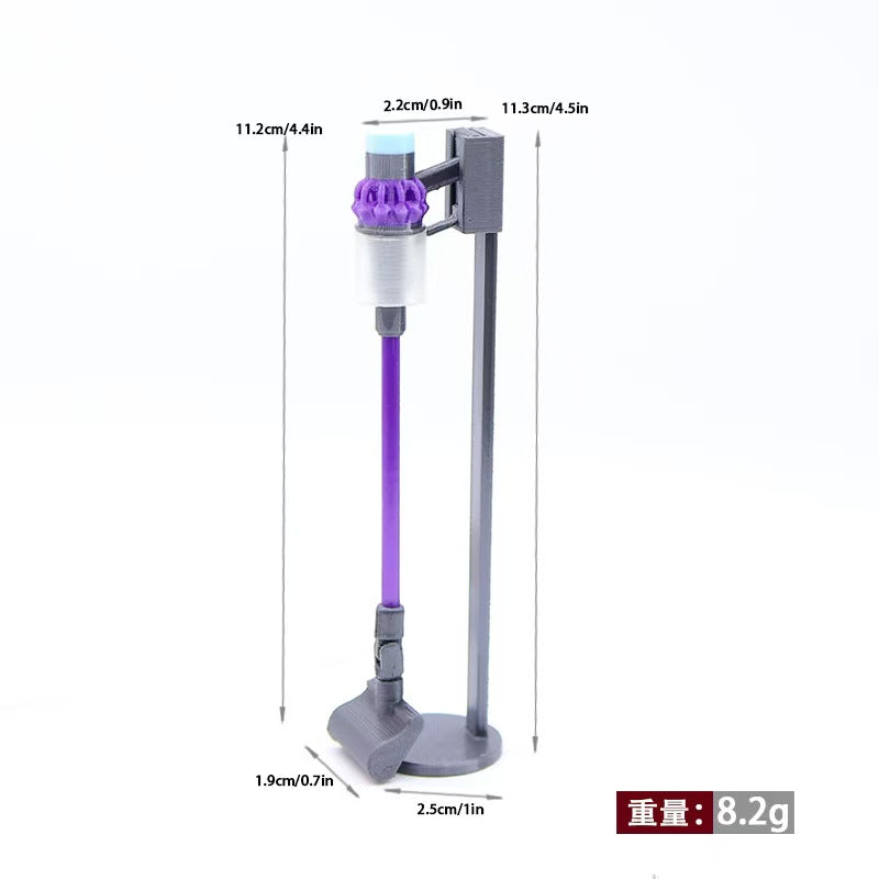 Lily minis -dollhouse miniature vacuum cleaner + stand