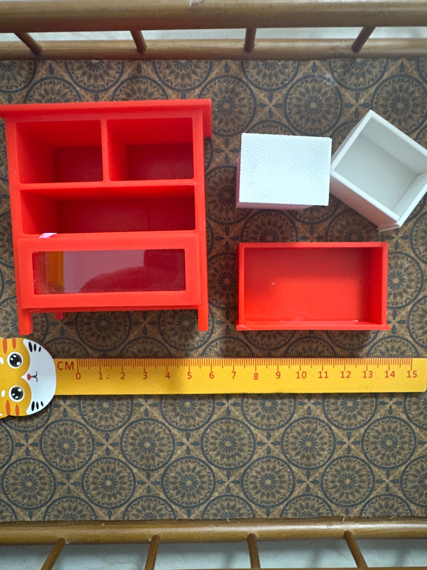 Lily minis-dollhouse miniature Cupboard