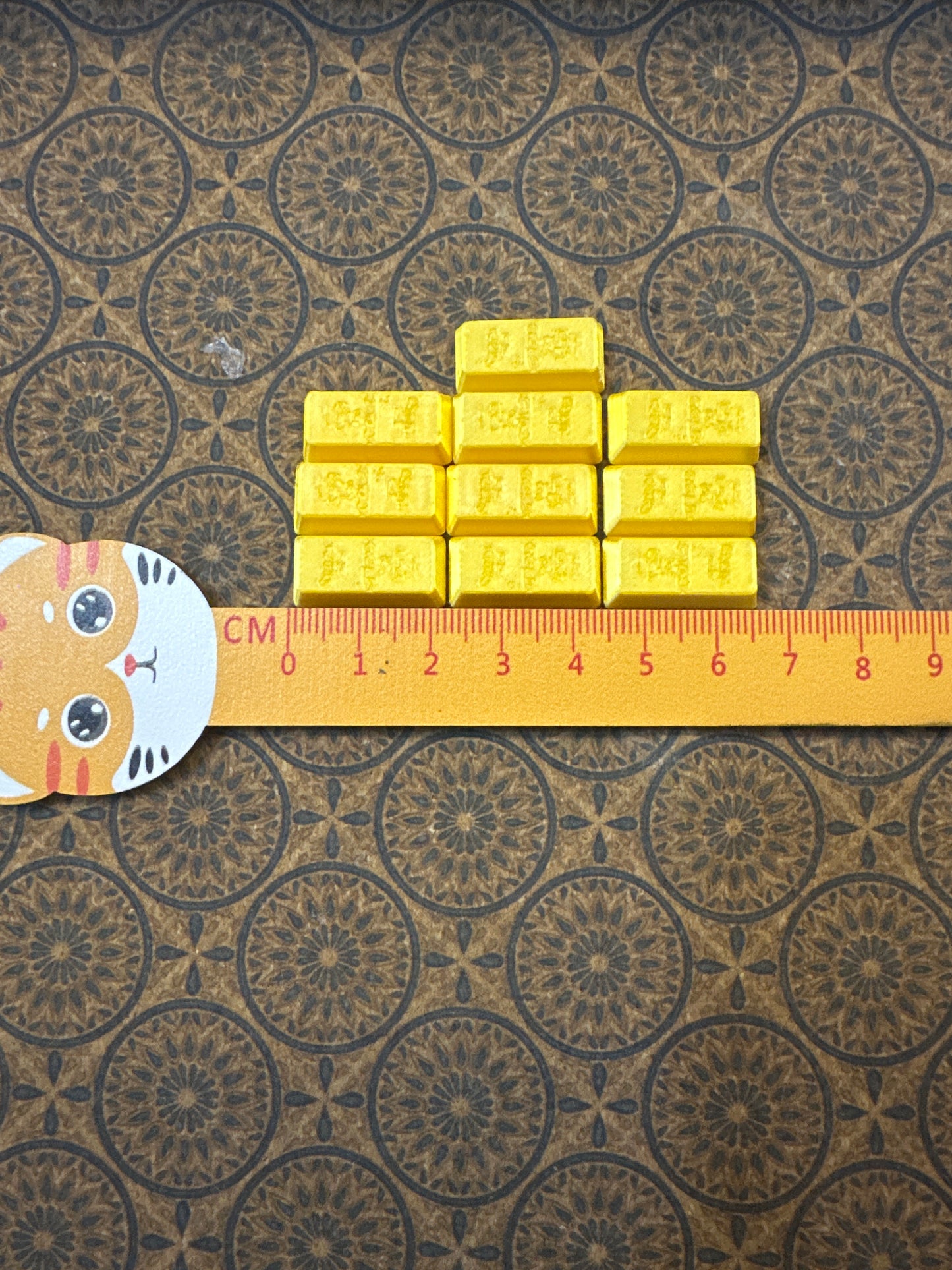 Lily minis-dollhouse miniature Gold bar 10pcs