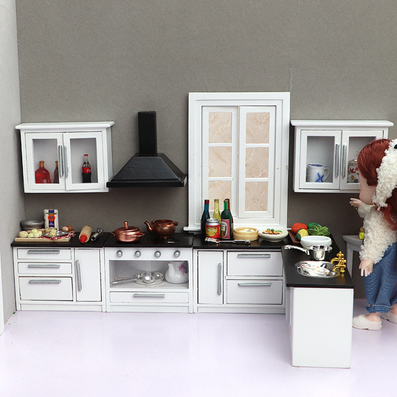 1 Set Simulated Kitchen Utensils Tiny Kitchen Furniture Mini Furniture Ornament Mini House Ornament Mini Kitchenette Miniature Gas Stove Doll House Kitchen Mini Kitchen Accessory