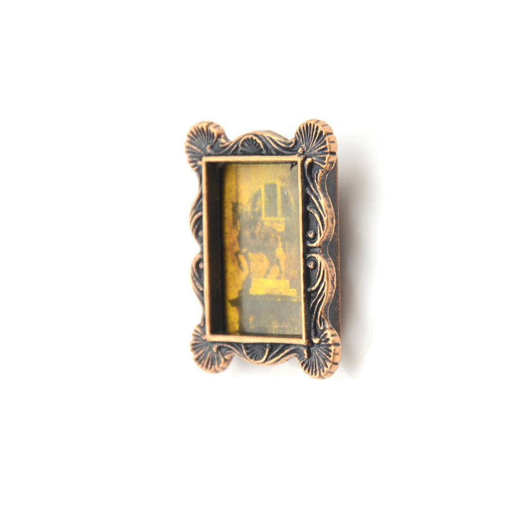 1:12 Dollhouse Gold Portrait Painting Frame