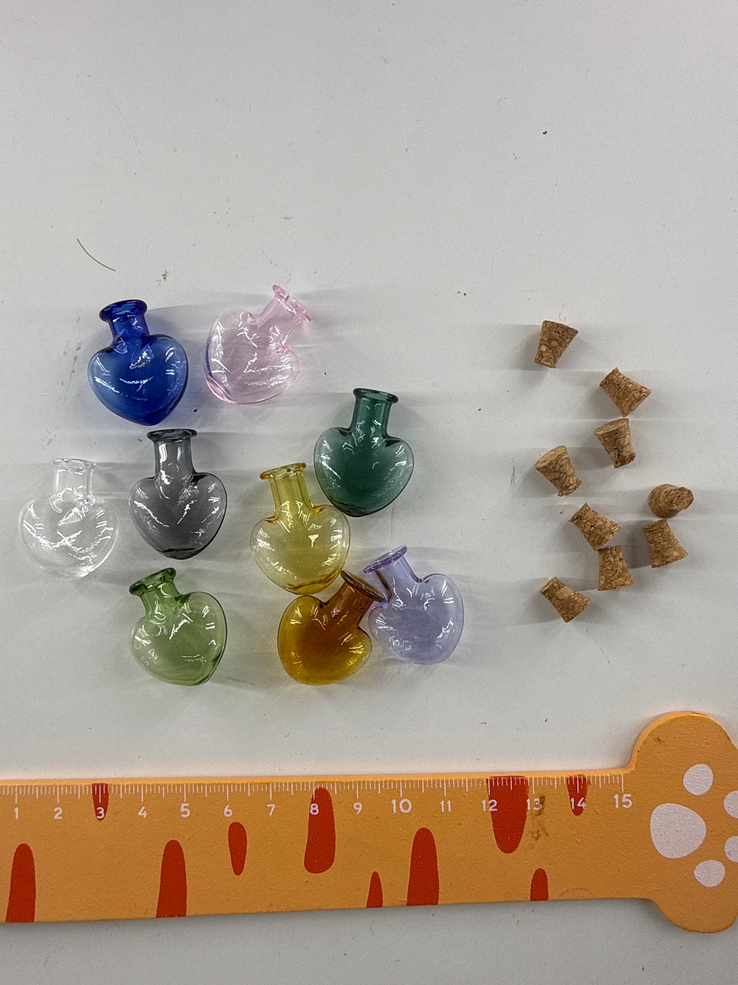Lily minis-dollhouse Love glass bottle
