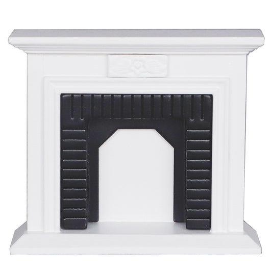1:12 Mini Dollhouse Furniture – Realistic Wooden Fireplace for OB11 Miniature Scene Model