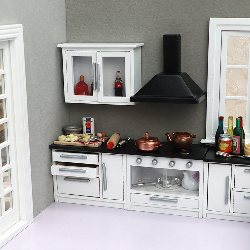 1 Set Simulated Kitchen Utensils Tiny Kitchen Furniture Mini Furniture Ornament Mini House Ornament Mini Kitchenette Miniature Gas Stove Doll House Kitchen Mini Kitchen Accessory