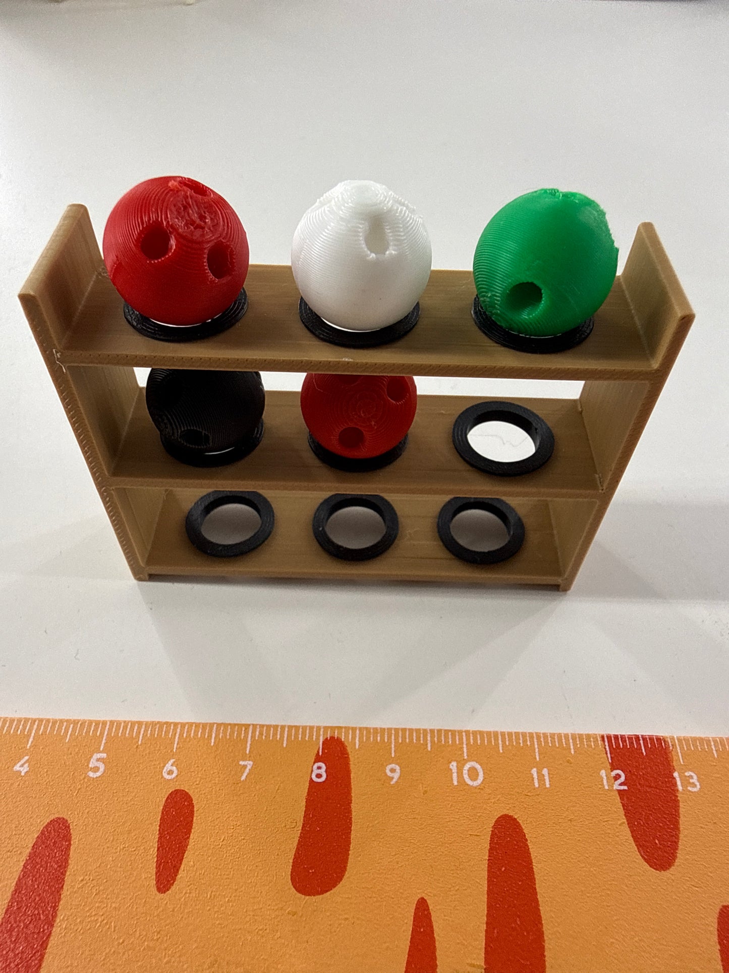 Lily minis-dollhouse Bowling rack