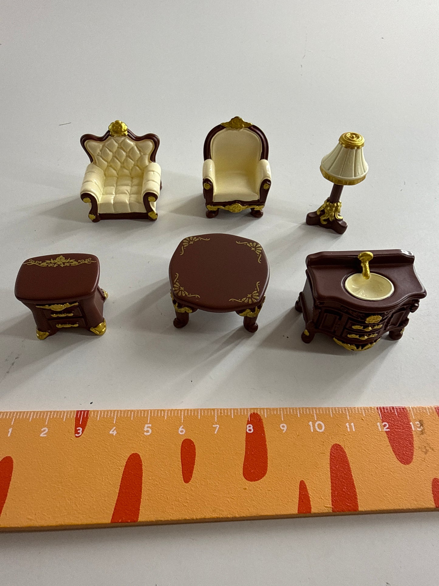 Lily minis-dollhouse Retro furniture set