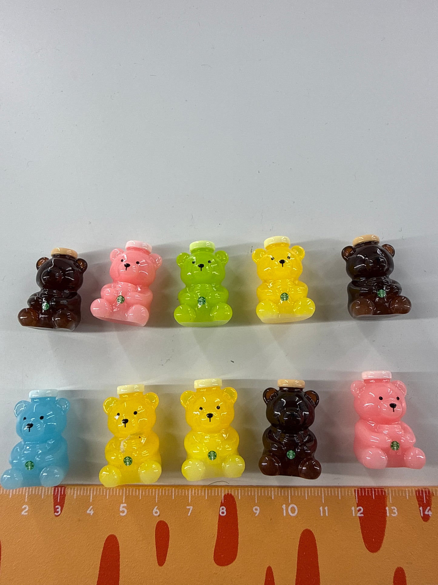 Lily minis-dollhouse Little bear 10psc Random styles
