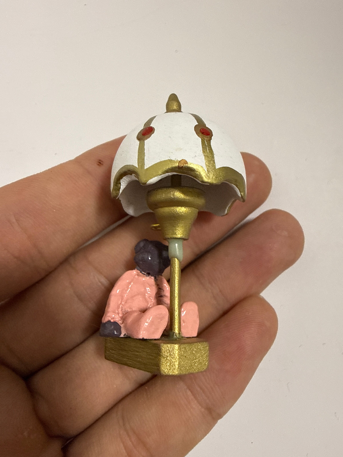 Lily minis-dollhouse Little bear lamp