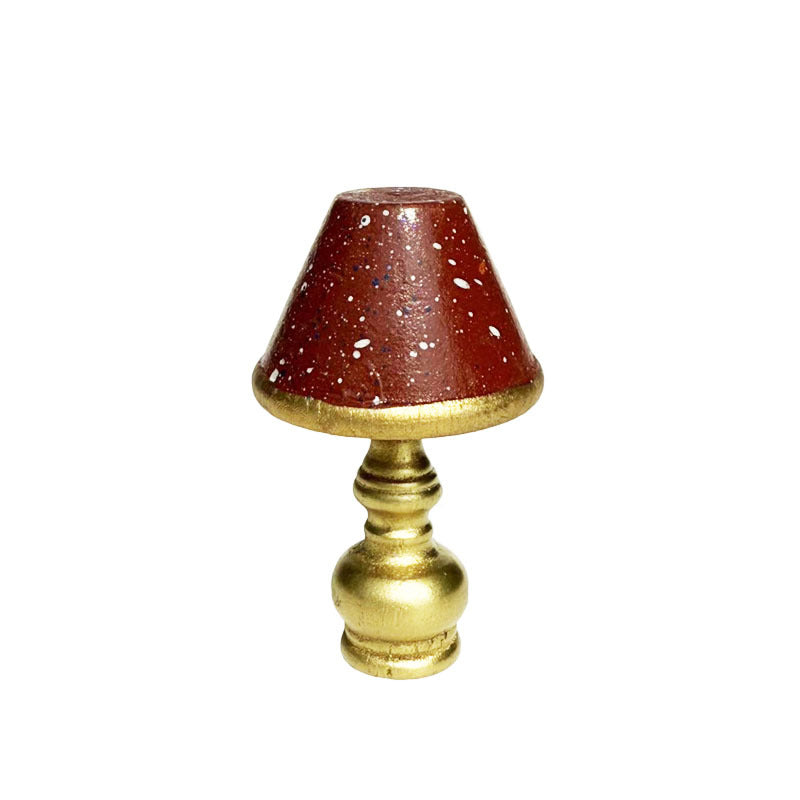 1:12 Dollhouse Pink Table Lamp