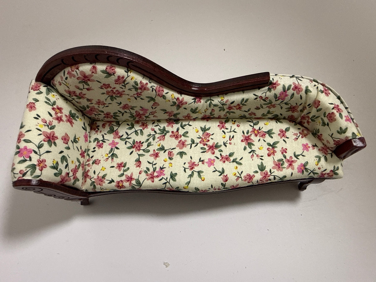Lily minis-dollhouse Wooden sofa and chair