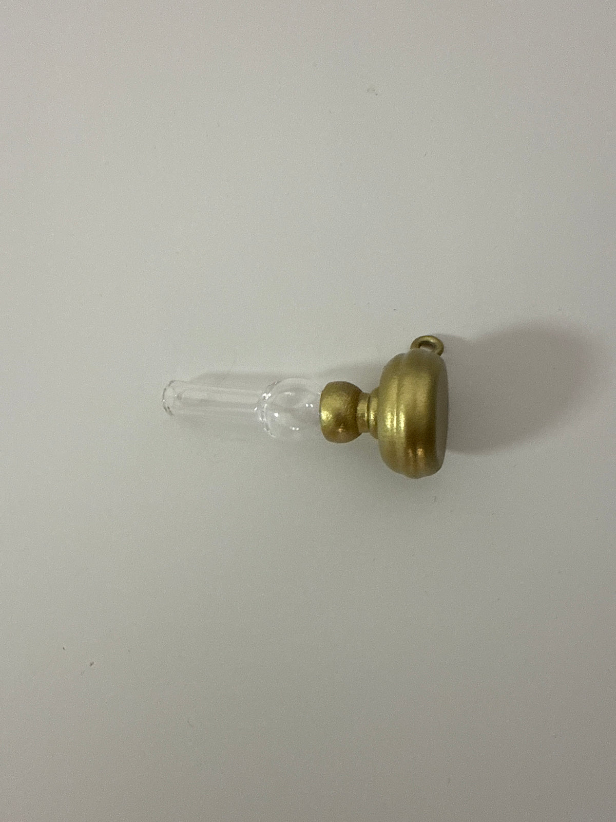 Lily minis-dollhouse Glass candlestick