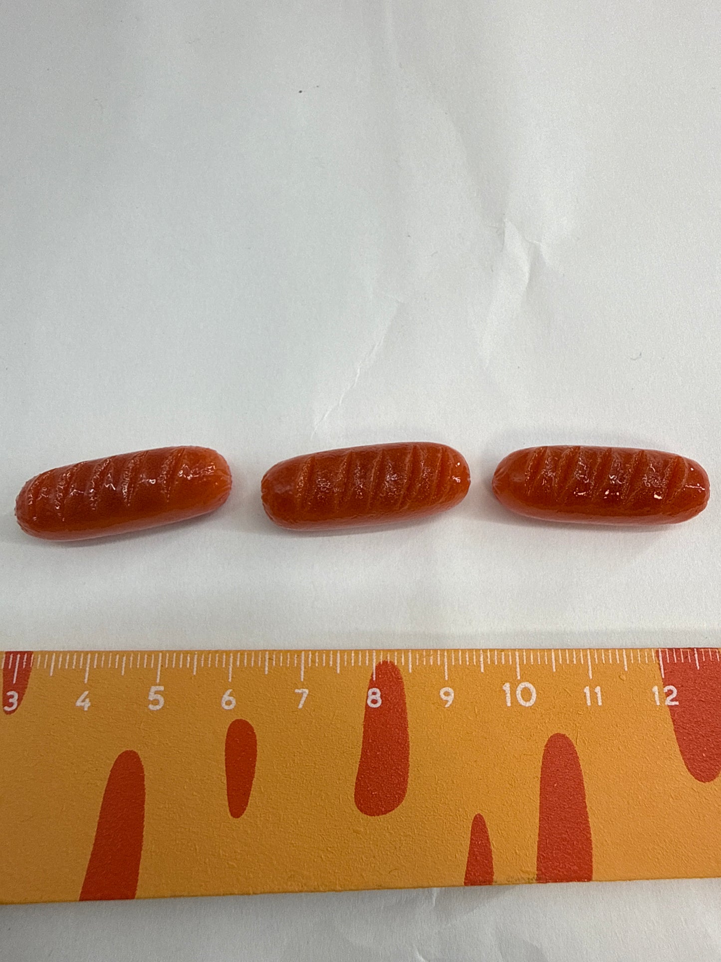 Lily minis-dollhouse Grilled sausage 3pcs