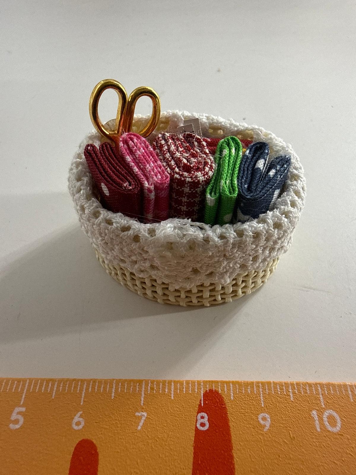 Lily minis-dollhouse Simulation woven basket