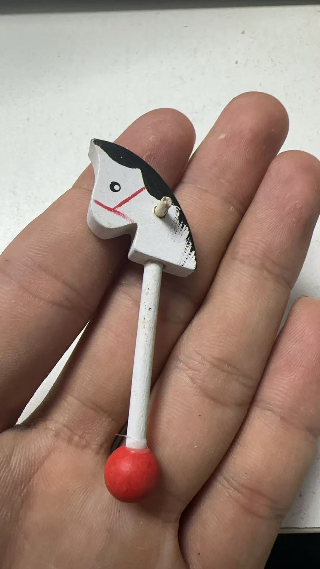 Lily minis-dollhouse Miniature Wooden Hobby Horse