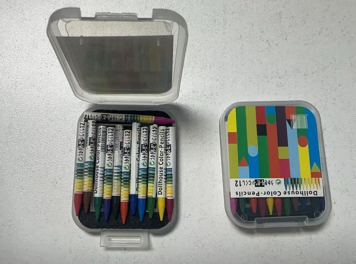 Lily minis-dollhouse Miniature Color Pencil Set