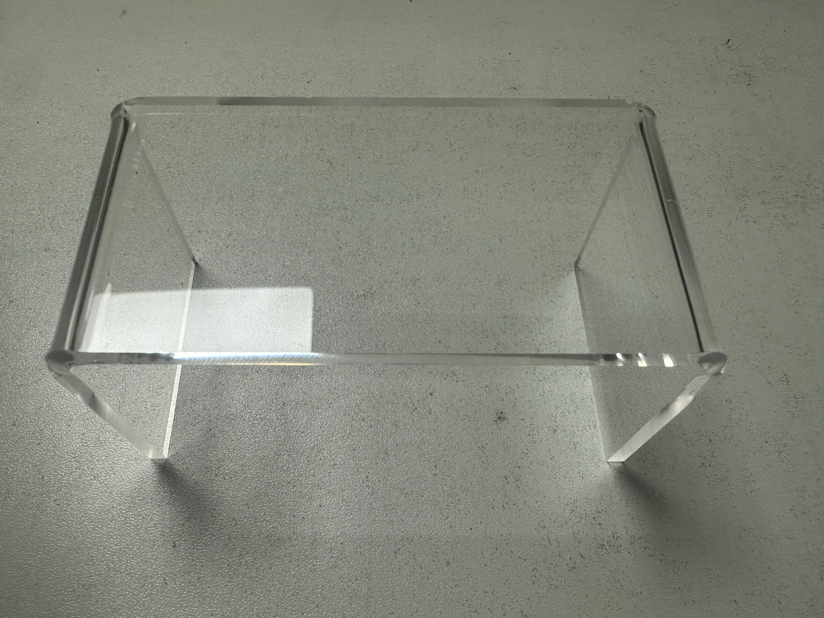 Lily minis-dollhouse Transparent coffee table