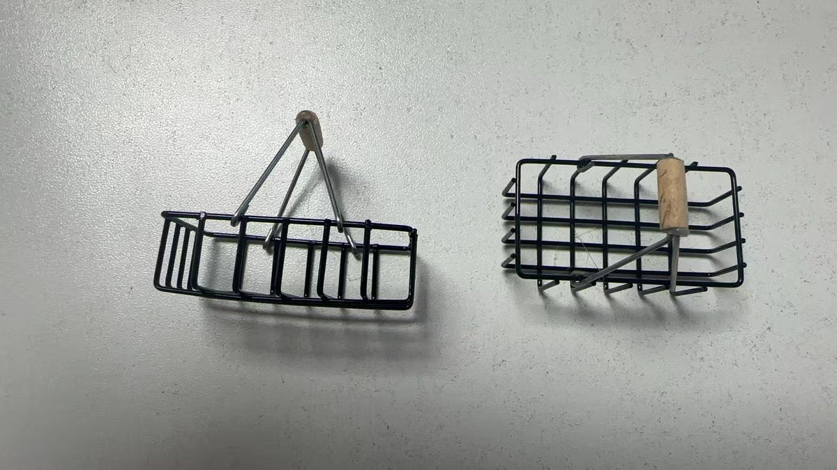 Lily minis-dollhouse Miniature Metal Shopping Basket