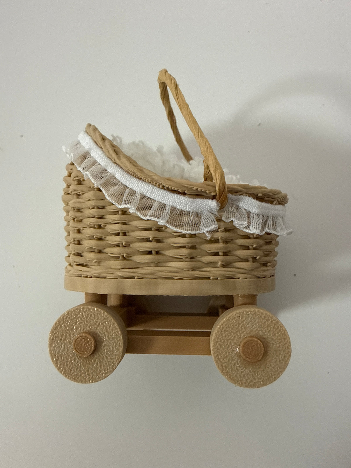 Lily minis-dollhouse Wooden pet cart