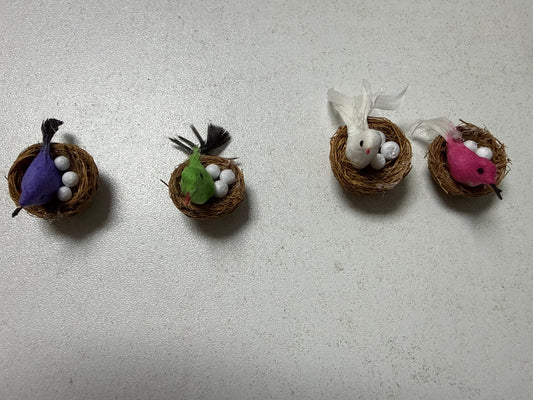 Lily minis-dollhouse Bird's-nest 1pcs Random styles