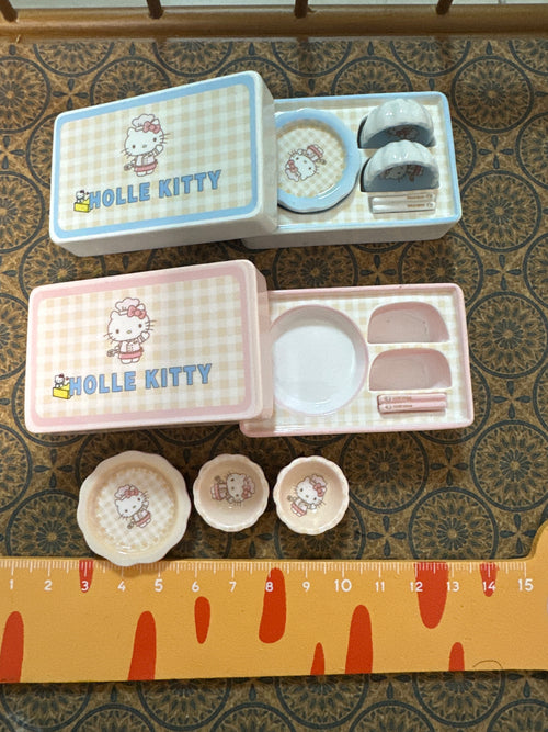 Lily minis-dollhouse miniature HK Tableware set