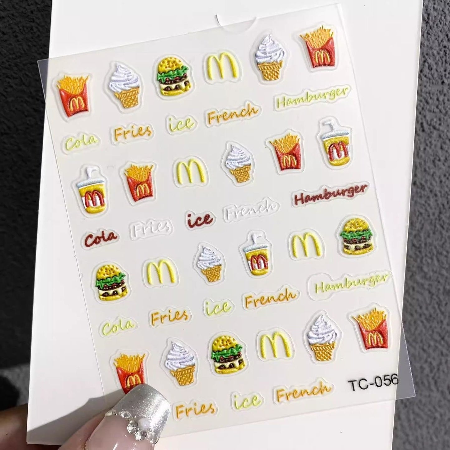 Lily_Embossed Deco Sticker Sheet