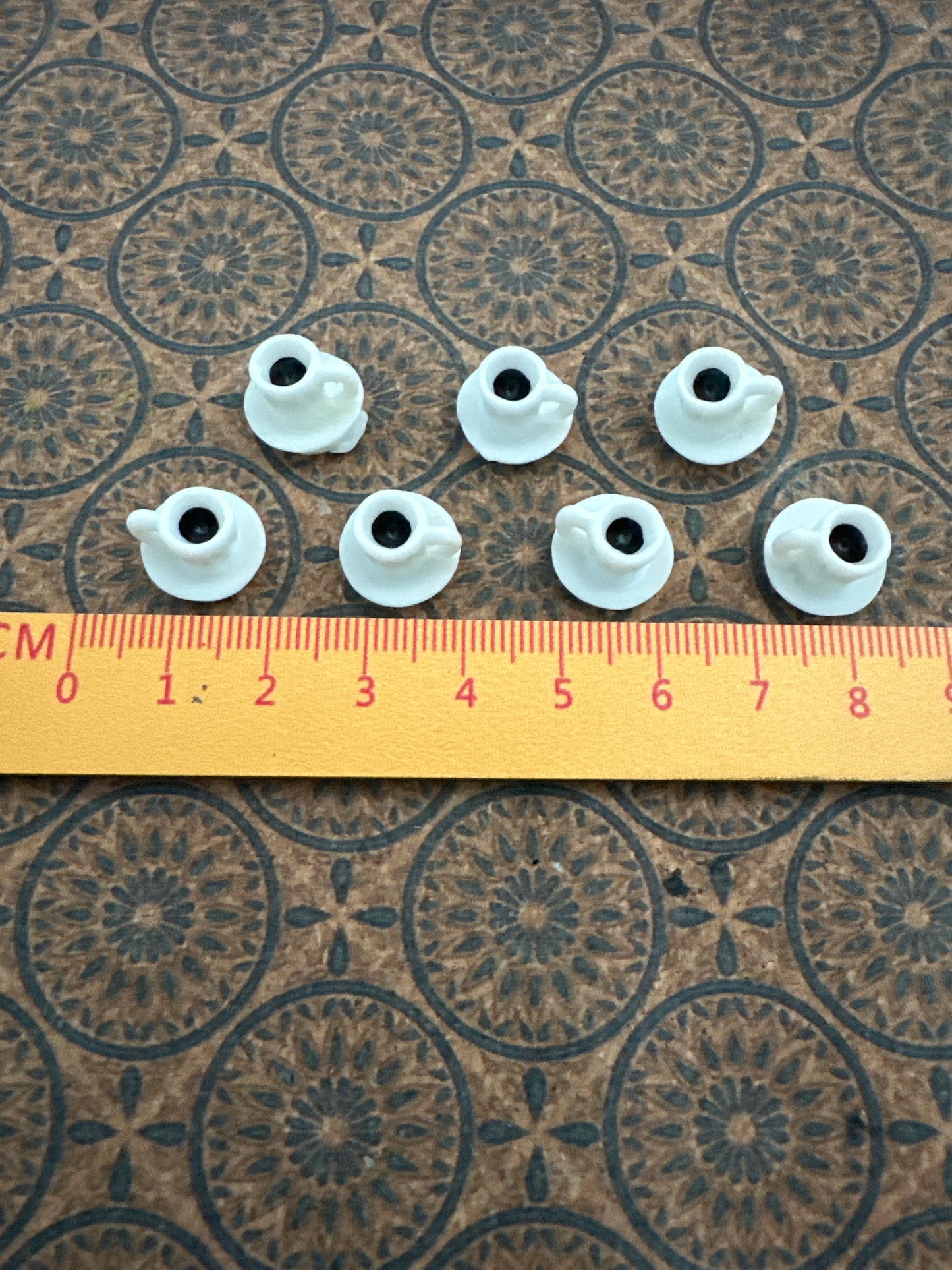 Lily minis-dollhouse miniature Coffee cup 3pcs