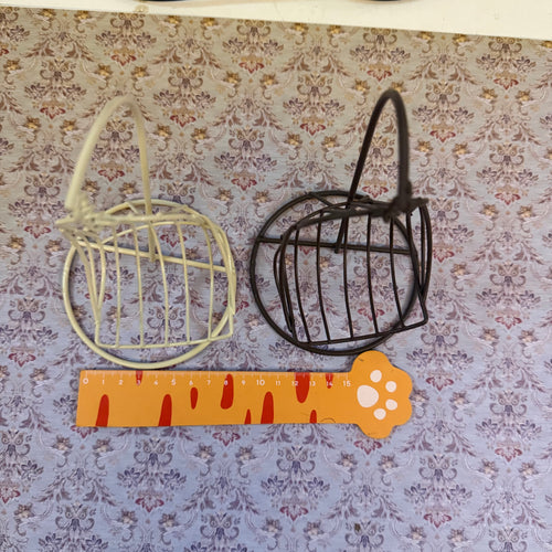 Lily minis-dollhouse miniature iron swing