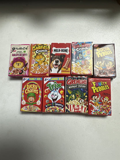 Lily minis-dollhouse miniature Snack box 9PCS Pre-order