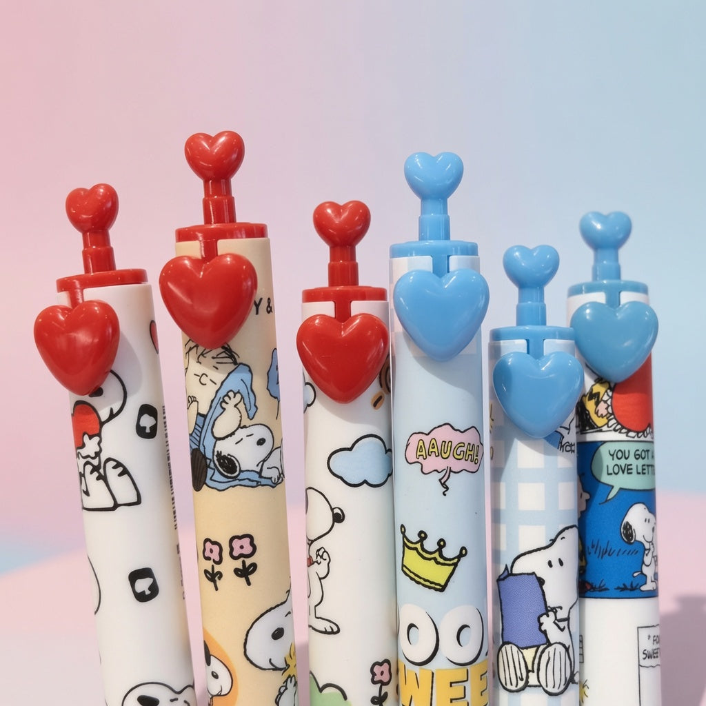 Lily's Pick-Sno*opy pen 6pcs