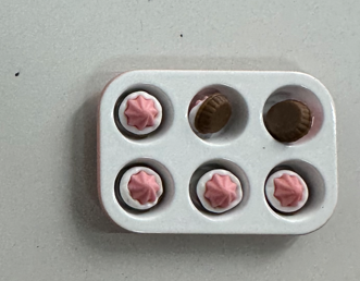 Lily minis-dollhouse  Baking small cake mold set