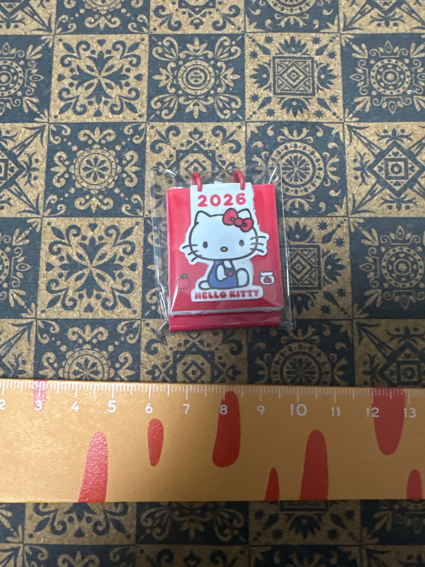 Lily minis-dollhouse miniature HK Calendar