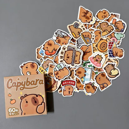 Lily_Cute Cartoon Anime Waterproof Sticker Pack - 60pcs