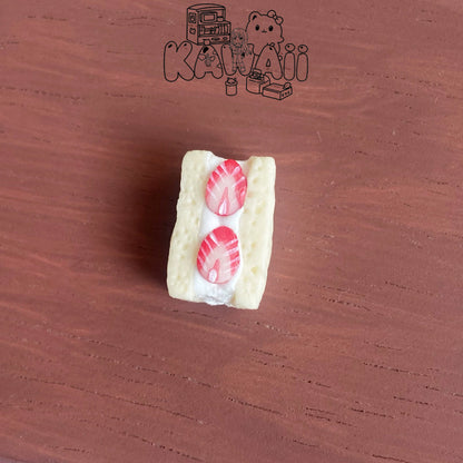 Mini Simulation Fruit Sandwich FoodPlay Model Six Points Eight Points Dollhouse