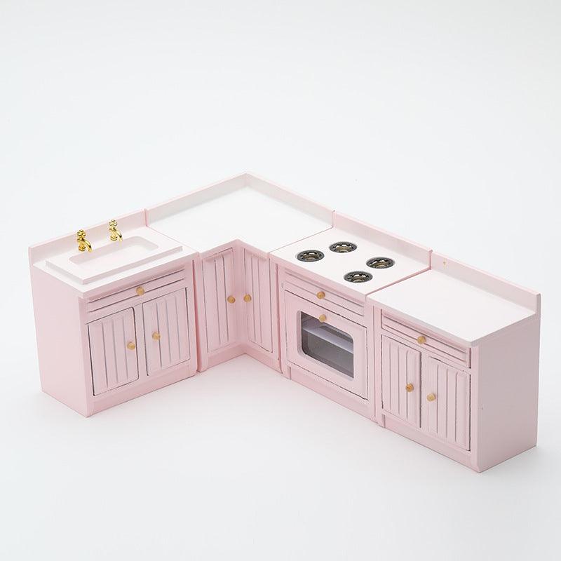 Play House Cabinet Miniature Food Play Model