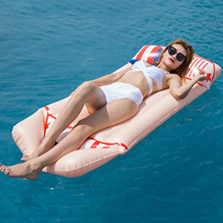 Inflatable Bikini Floating Row Floating Bed