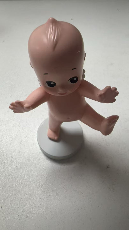 Lily minis-dollhouse Miniature Baby Doll Figurine with Stand
