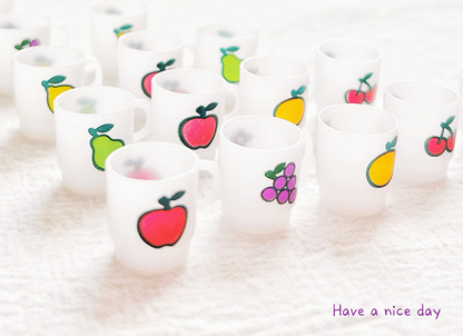 1/6 Dollhouse Miniature 6-piece Fruit Mug Cup
