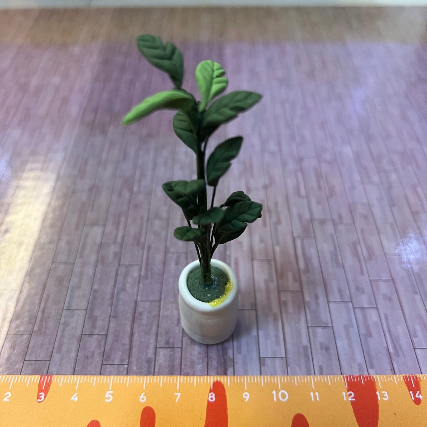 Lily minis-dollhouse miniature clay plant