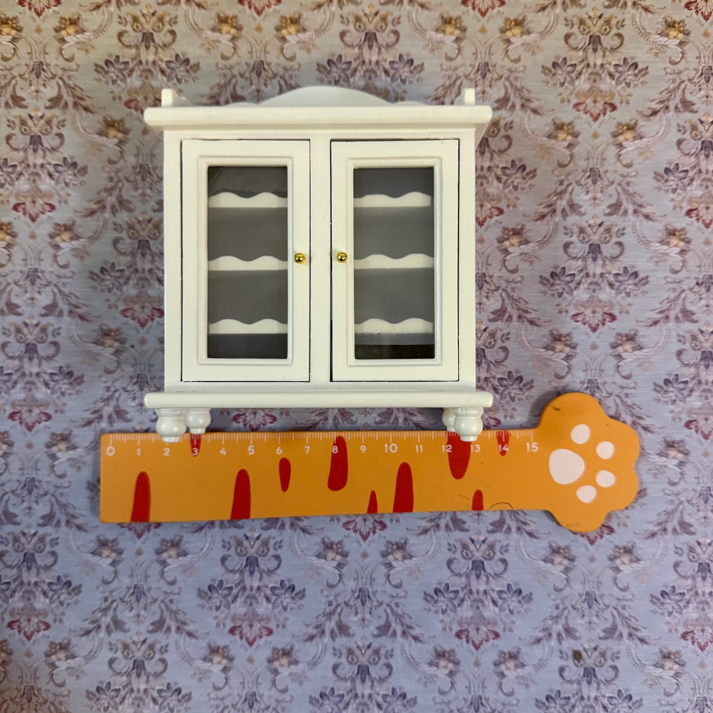 Lily minis-dollhouse miniature wine cabinet