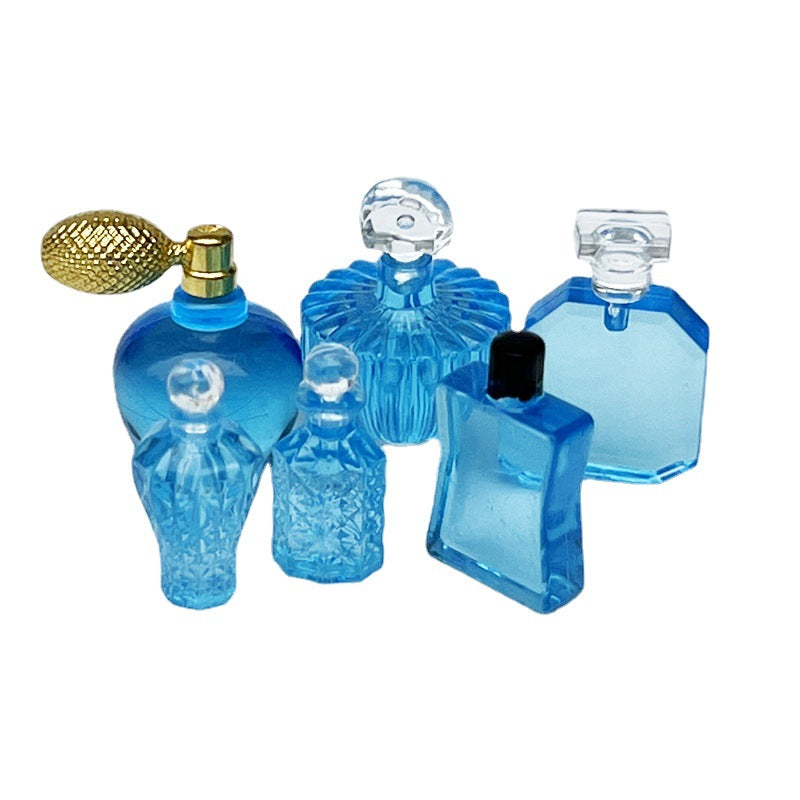 1:12 Dollhouse Perfume Bottle Set – 6 Pieces