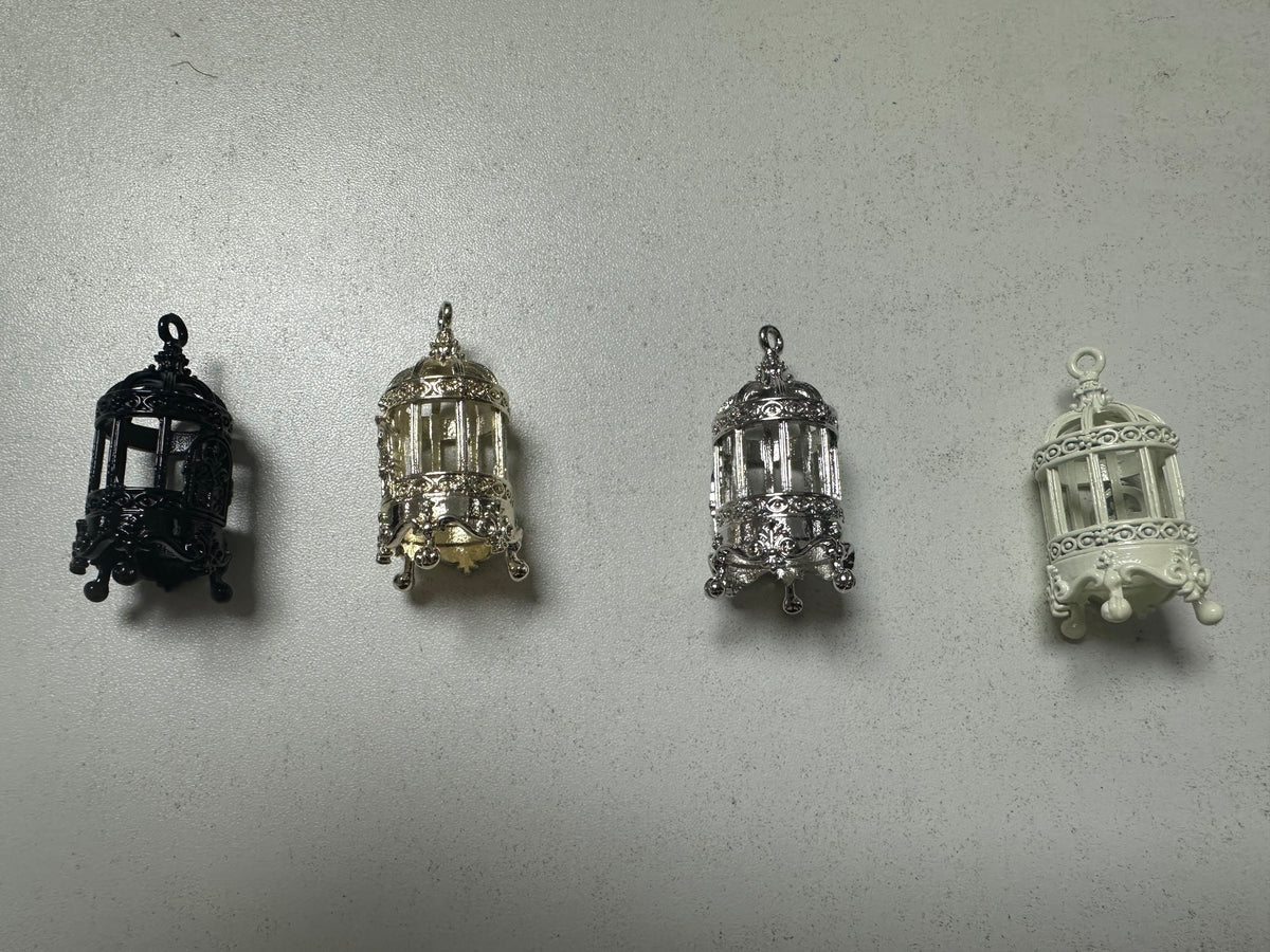 Lily minis-dollhouse Metal Decorative Cage 1pcs Random style